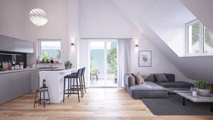 Tolle 3-Zimmer-Dachterrassenwohnung in bevorzugter Lage von Aubing – 81243 München – Vorschaubild 4