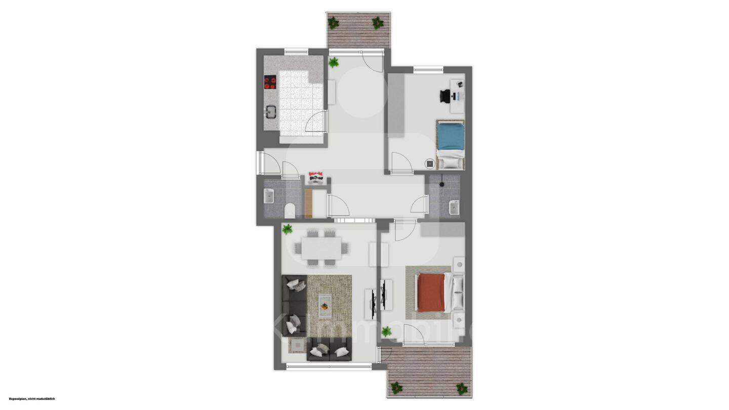 Großzügige 3-Zimmer-Wohnung in Köln-Bilderstöckchen - hell, gepflegt und viel Potenzial! – Köln – Vorschaubild 7