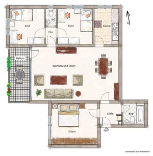 Sonnige 4-Zimmer-Wohnung in Kerpen-Horrem