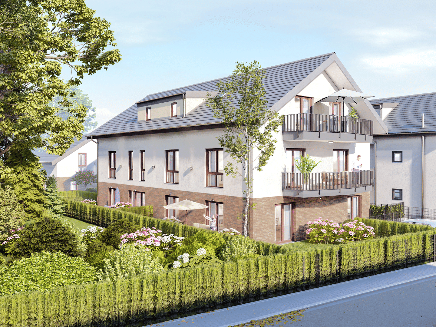 Goethe42 (Walldorf): 4-Zimmer-Wohnung mit privatem Garten I Neubau I provisionsfrei – Mörfelden-Walldorf – Vorschaubild 2