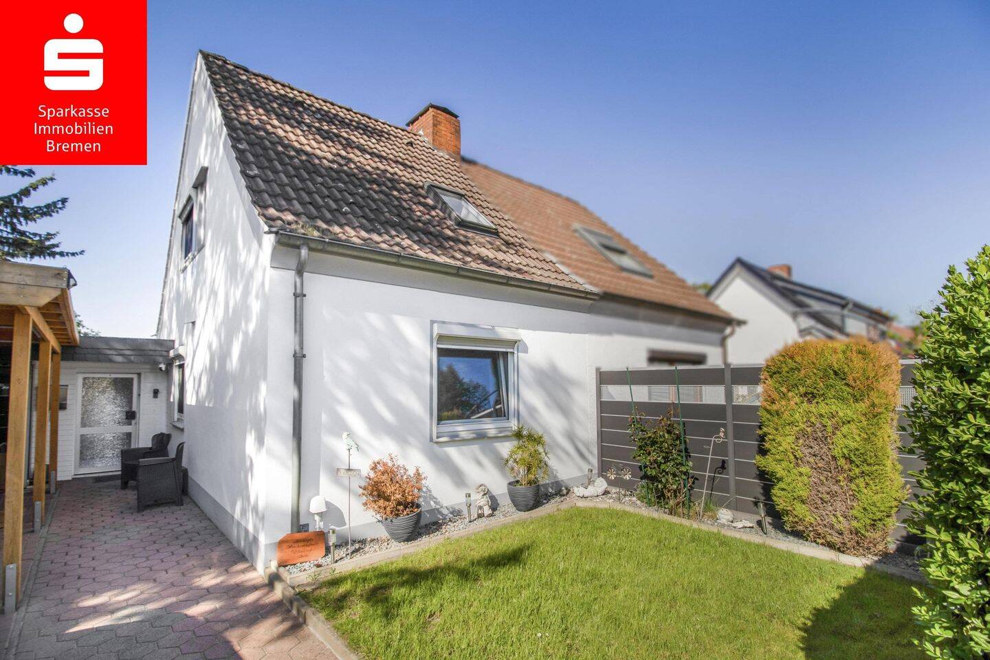 Bremen-Rablinghausen: Vermietete Doppelhaushälfte mit Garten - solide Kapitalanlage in ruhiger Lage