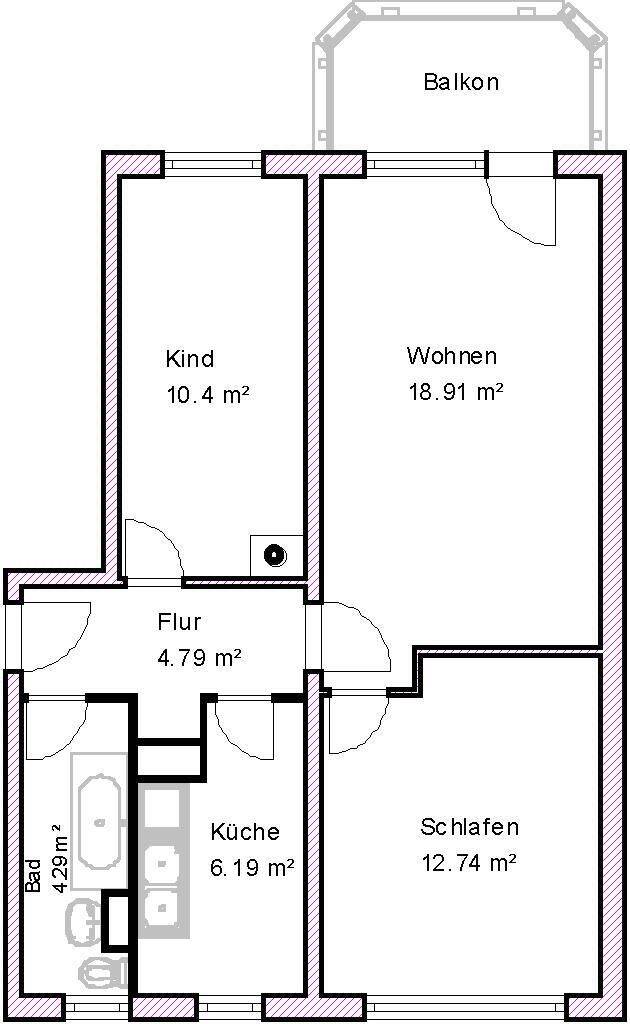 Wohnungsangebot Albert-Vater-Straße 93 – Magdeburg – Vorschaubild 2