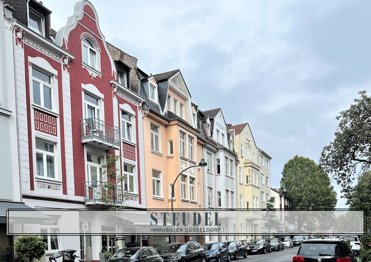 Herrschaftlicher Altbau mit Hofdurchfahrt und Stellplätzen – 40545 Düsseldorf – Bild 1 von 9