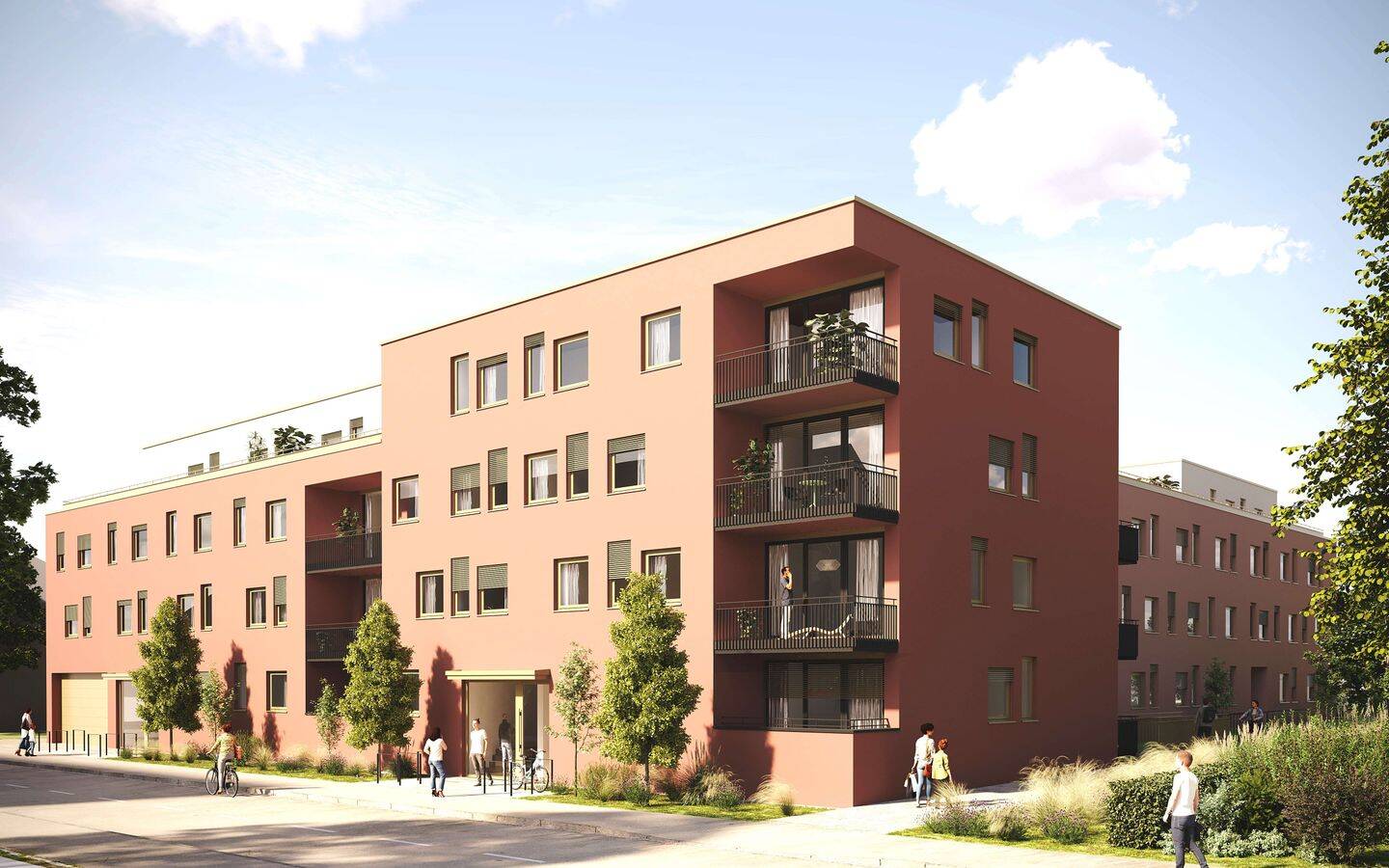 MODERNE 3 - ZIMMER-DACHTERRASSEN-WOHNUNG IN AUGSBURG / PFERSEE – Augsburg – Vorschaubild 3