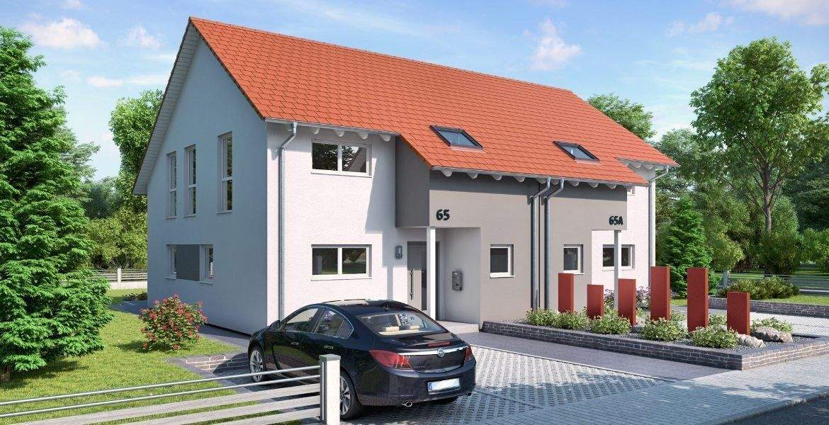 Mehr Raum für das, was wirklich zählt - Ihr Doppelhaus mit Tageslichtkeller in Weissach im Tal – Weissach im Tal – Bild 1 von 7