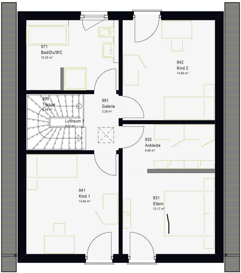 Klare Architektur, ein zeitloses Satteldach und eine intelligente Raumaufteilung LS.13.02.S – Wiesbach – Vorschaubild 7