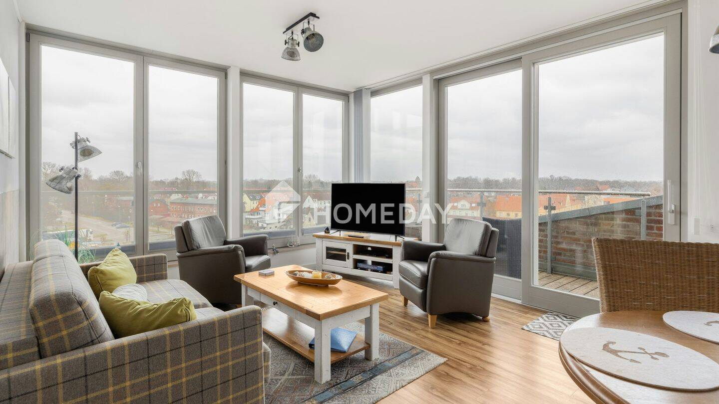 Zwei-Zimmer-Wohnung mit Dachterrasse und Aufzug in Hafenlage