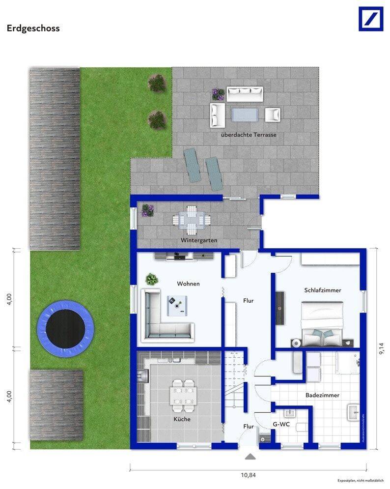 Familienfreundliches, renovierungsbedürftiges Haus in zentraler Lage ++ freistehend ++ mit Garten – Bottrop – Vorschaubild 6