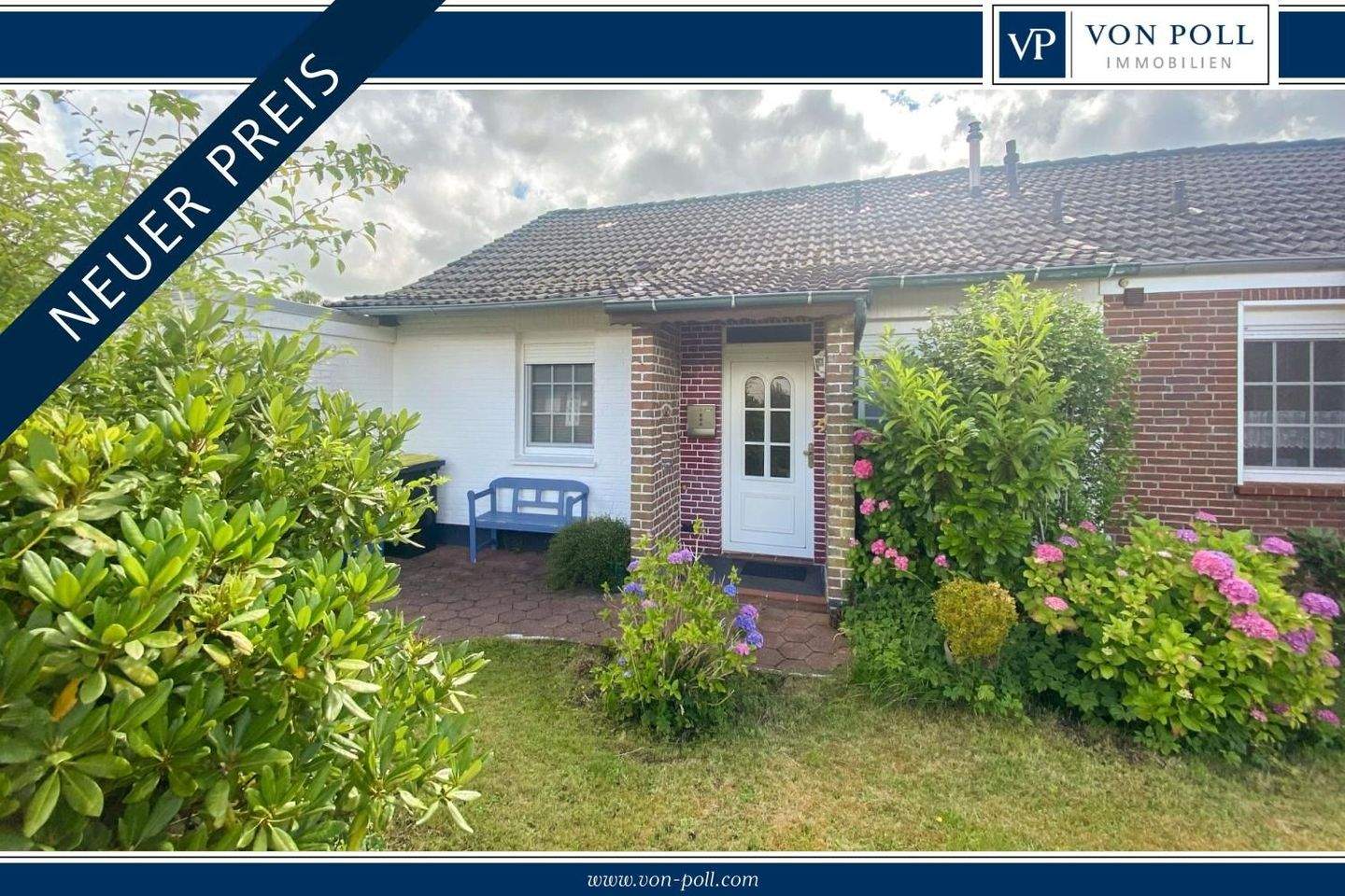 Gemütliche Bungalow-Doppelhaushälfte im Ferienpark Berum – Hage – Bild 1 von 9