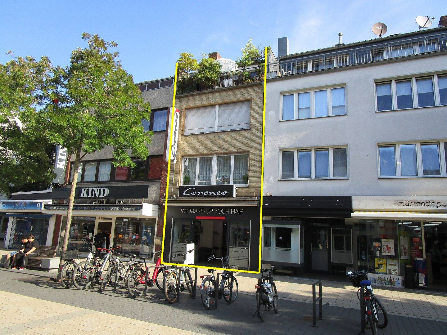 Attraktives Ladenlokal in zentraler City Lage von Wesel inkl. drei Wohneinheiten – Wesel – Bild 1 von 4