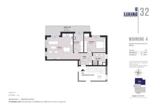 Hochwertig ausgestattete NEUBAU-2,5-Zimmerwohnung mit großem Balkon – 80935 München – Vorschaubild 2