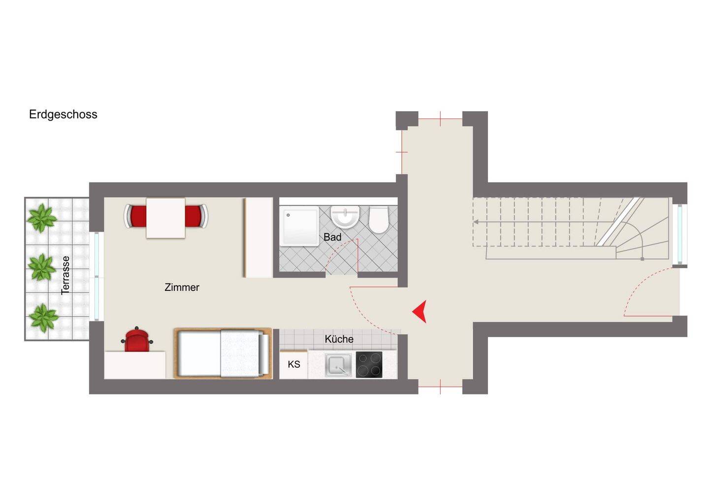 Studenten-Apartment in Ingolstadt-Süd – Ingolstadt – Vorschaubild 8