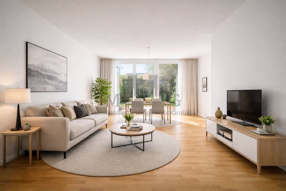 MÜNCHNER IG: Stilvolle Maisonettewohnung plus Hobbyraum mit Garten in begehrter & ruhiger Wohnlage! – 81477 München – Bild 1 von 9