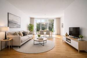 MÜNCHNER IG: Stilvolle Maisonettewohnung plus Hobbyraum mit Garten in begehrter & ruhiger Wohnlage! – 81477 München – Vorschaubild 1
