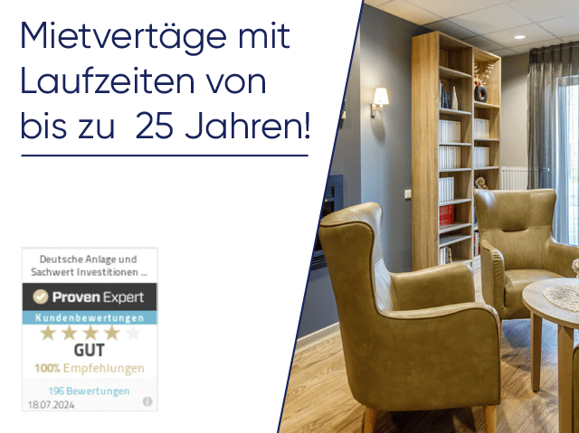 Wissen was clever ist - Investition in Ihre Pflegeimmobilie!