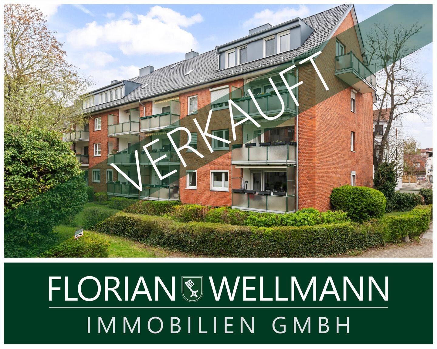 Bremen - Walle | Gut geschnittene 3-Zimmer-Etagenwohnung in ruhiger Wohngegend mit Balkon