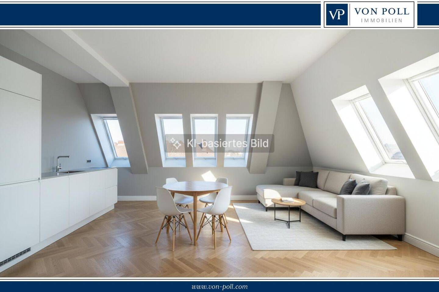 Dachgeschosswohnung mit großzügiger Sonnenterrasse im Innenausbau - Wohnen über den Dächern Berlins