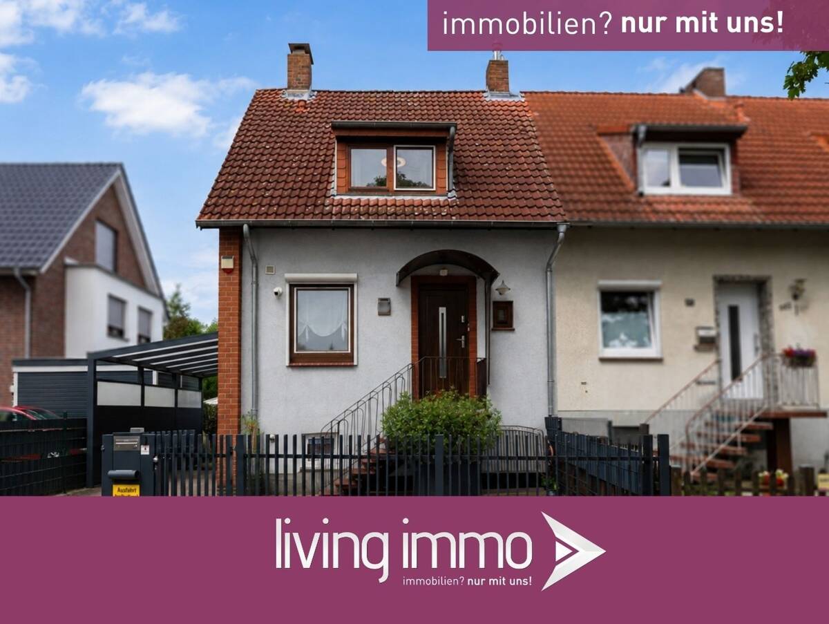 Stilvolles Reihenendhaus mit Wintergarten, Garten & Carpot sowie 2 Stellplätzen - sofort einziehen – 28259 Bremen – Bild 1 von 9