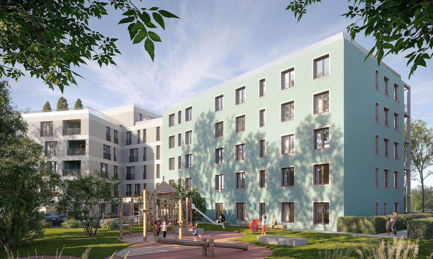 2-Zi. - Eigentumswohnung im ILLERPARK mit Loggia | 65,2 m² | Erstbezug (1.1.1) – Neu-Ulm – Vorschaubild 2