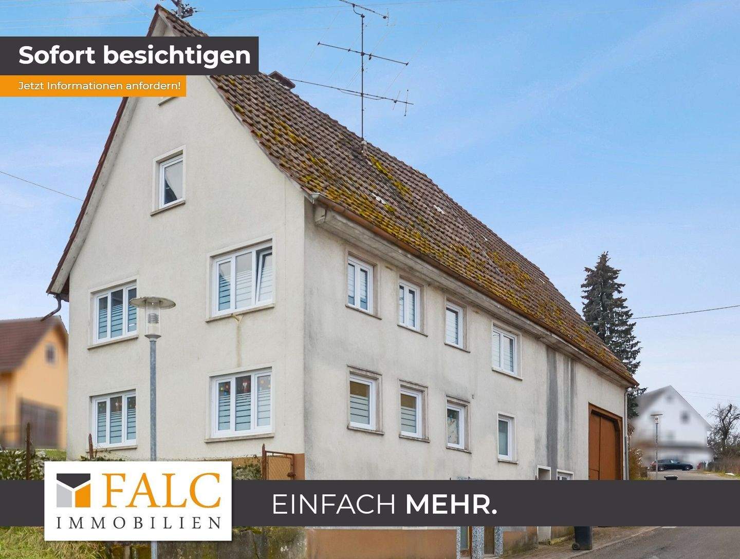 Einfamilienhaus mit Scheune und Potenzial - Ihr Platz für neue Ideen! – Neuhausen ob Eck – Bild 1 von 7