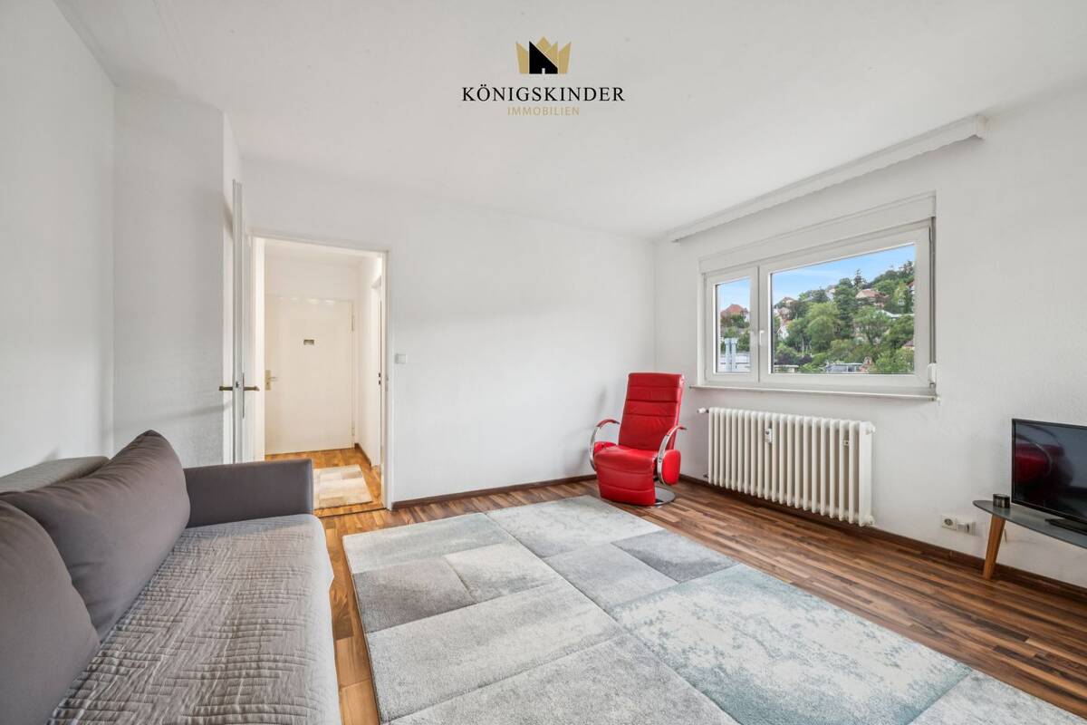 ** Weitblick inklusive - charmante 2-Zimmer-Wohnung mit Dachterrassen-Highlight ** – 70182 Stuttgart – Bild 1 von 9
