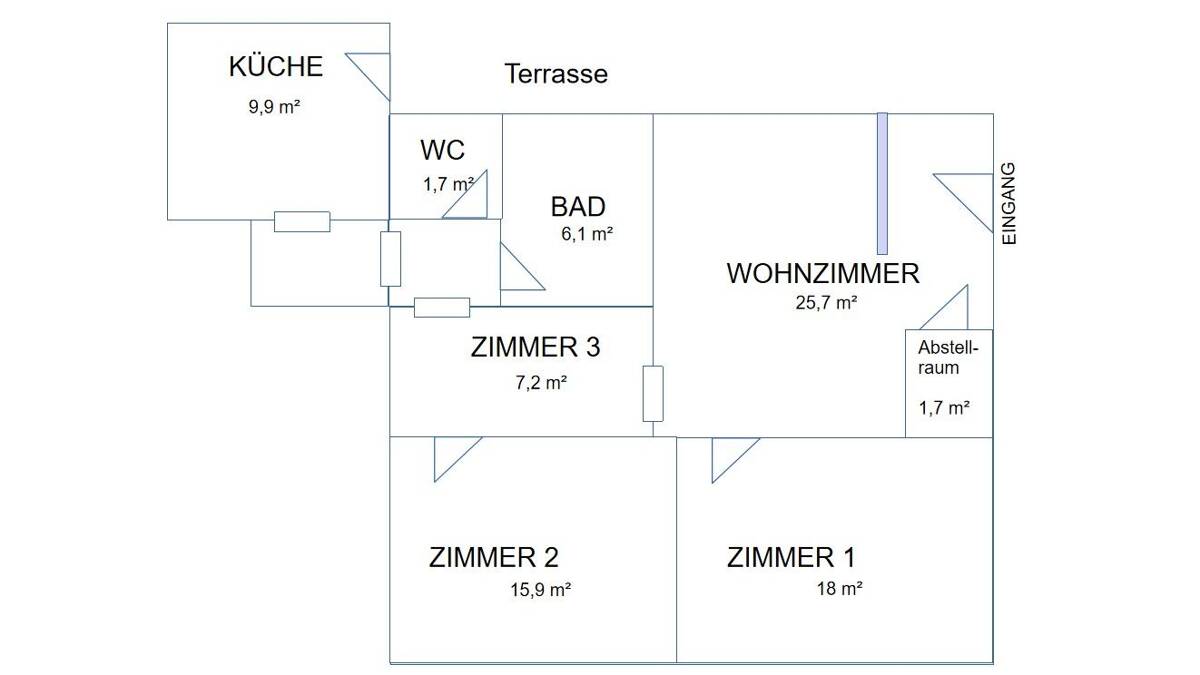 Wohnen (89 m²) auf dem Lande, Terrasse, Garten, Tiere halten – 9569 Oederan – Bild 1 von 9
