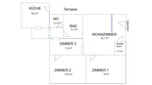 Wohnen (89 m²) auf dem Lande, Terrasse, Garten, Tiere halten