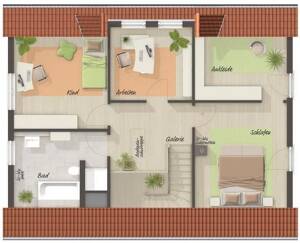 Gemütlich mit Stil - Wohnen und Leben im Landhaus-Stil - Neubau massiv errichtet inkl. Festpreis-und Bauzeit-Garantie – 66127 Saarbrücken – Vorschaubild 5