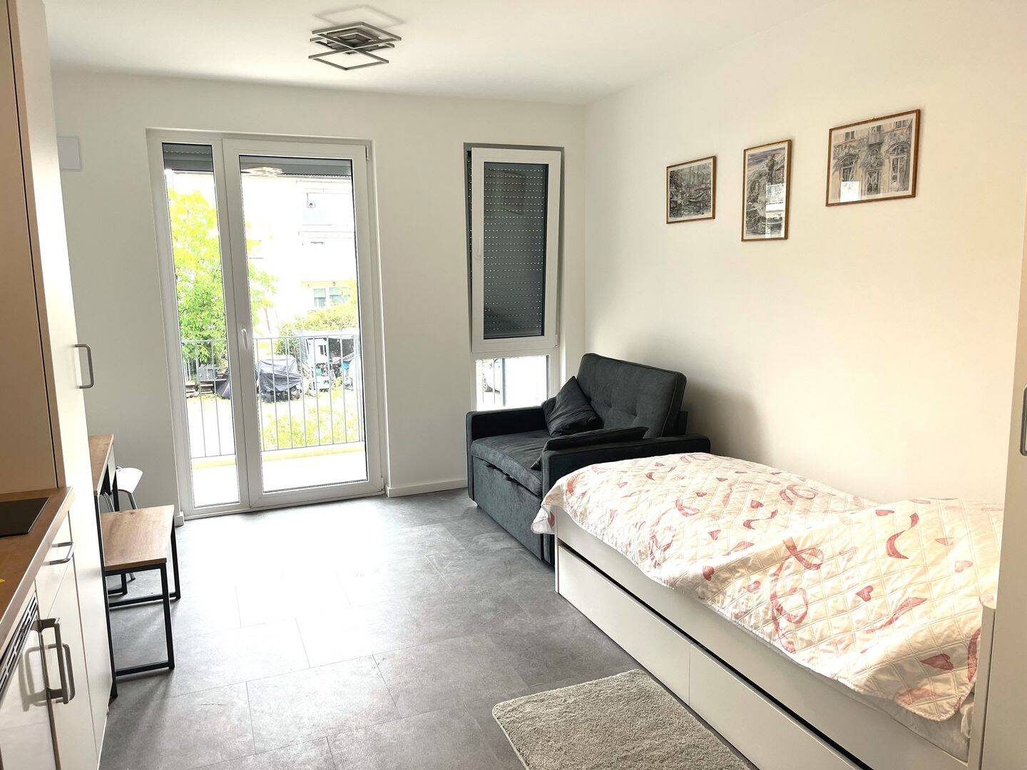 Erstbezug! Modernes Apartment mit Balkon in der Nähe der Universitätsklinik Augsburg!