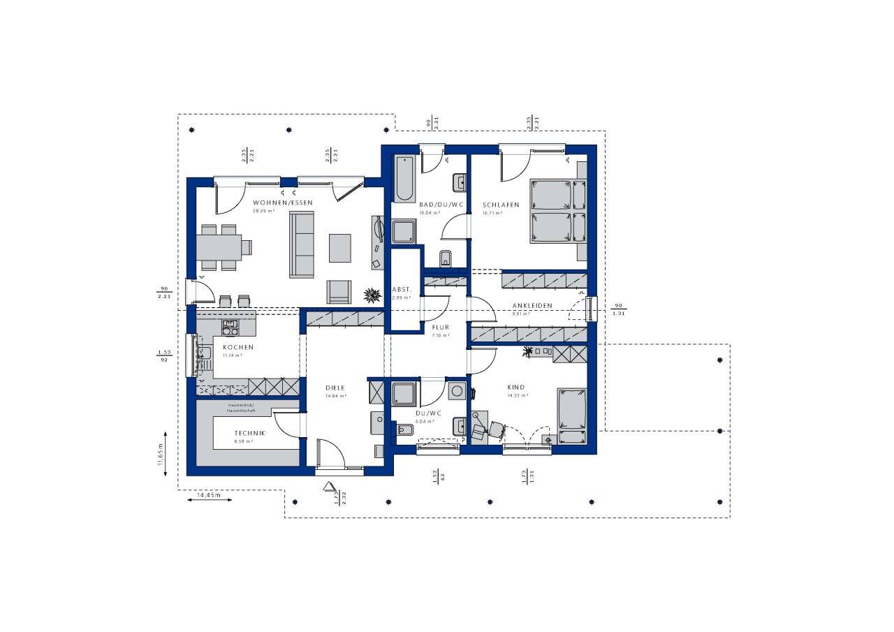 Kleiner wohnen, größer leben- moderner Neubau,Grundstück inkl.von Bien Zenker – Pfaffen-Schwabenheim – Vorschaubild 2