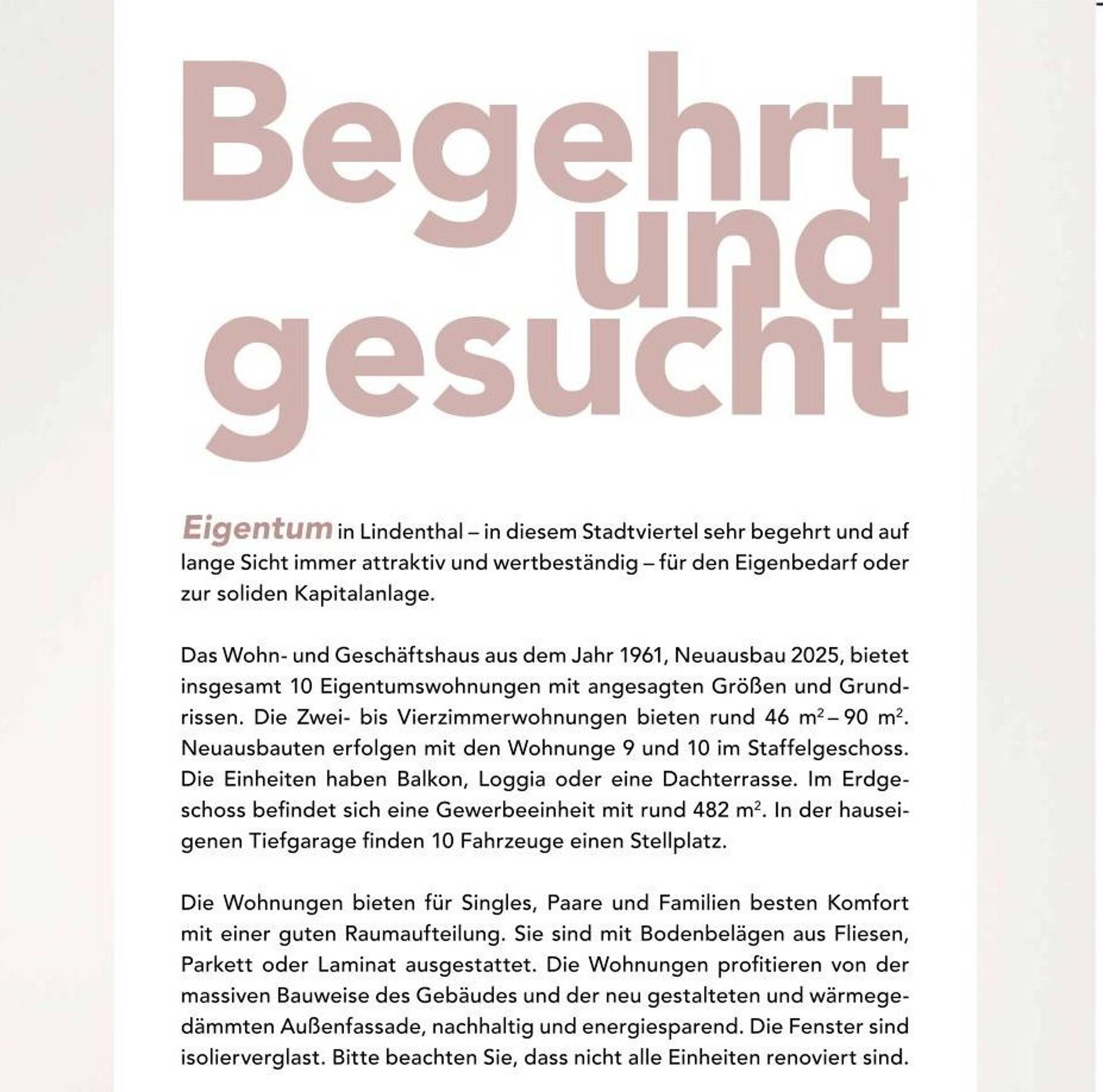 Etagenwohnung in 50931 Köln mit 92,81 m² kaufen