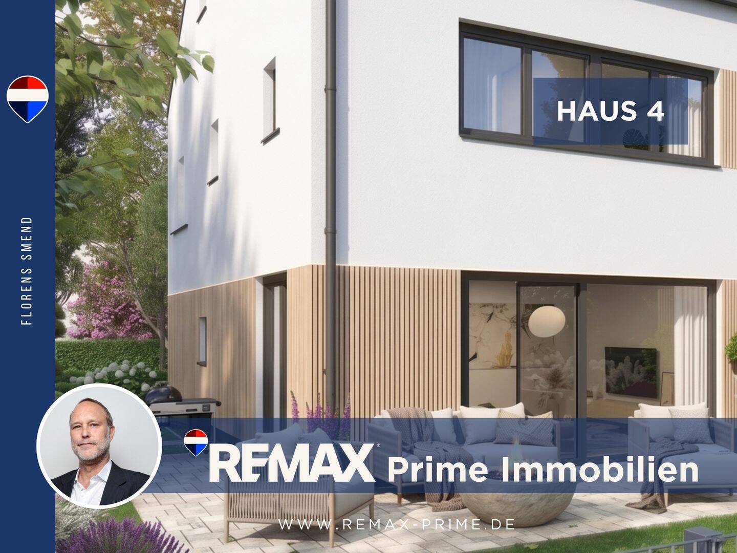 Seltene Chance: KfW-40 Neubau-DHH nahe Lerchenauer See. Provisionsfrei für Käufer. Exposé für DHH 4