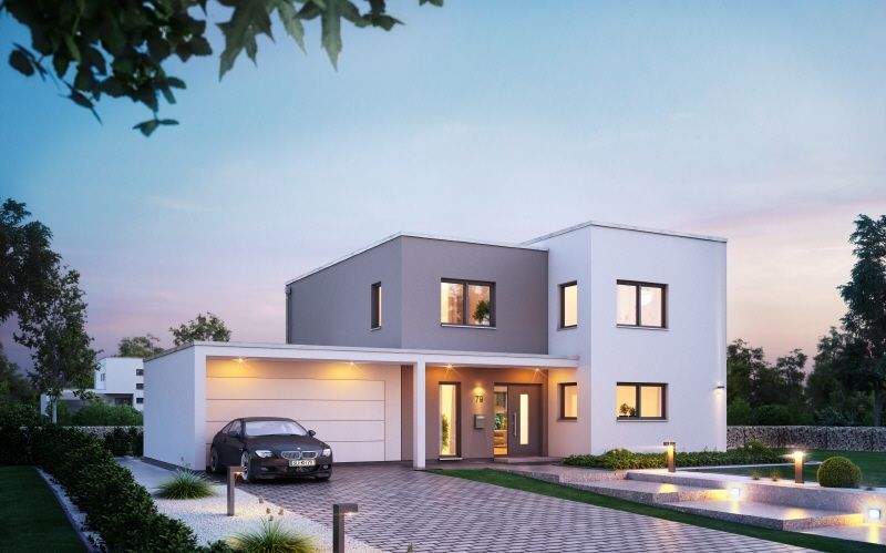 Edle Bauhaus-Architektur in Borna-Heinersdorf: Individuell bauen mit Kern-Haus! – Chemnitz – Bild 1 von 9