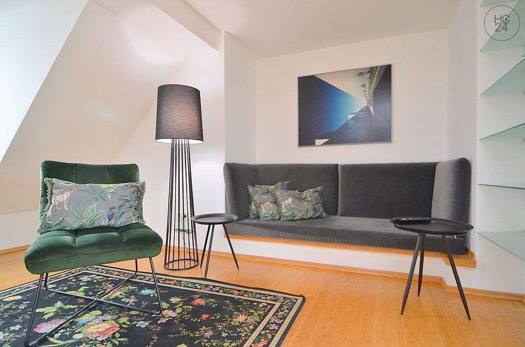 Modern möbliertes 1-Zimmer-Apartment mit WLAN und Balkon in Nähe Nürnberg Dutzendteich
