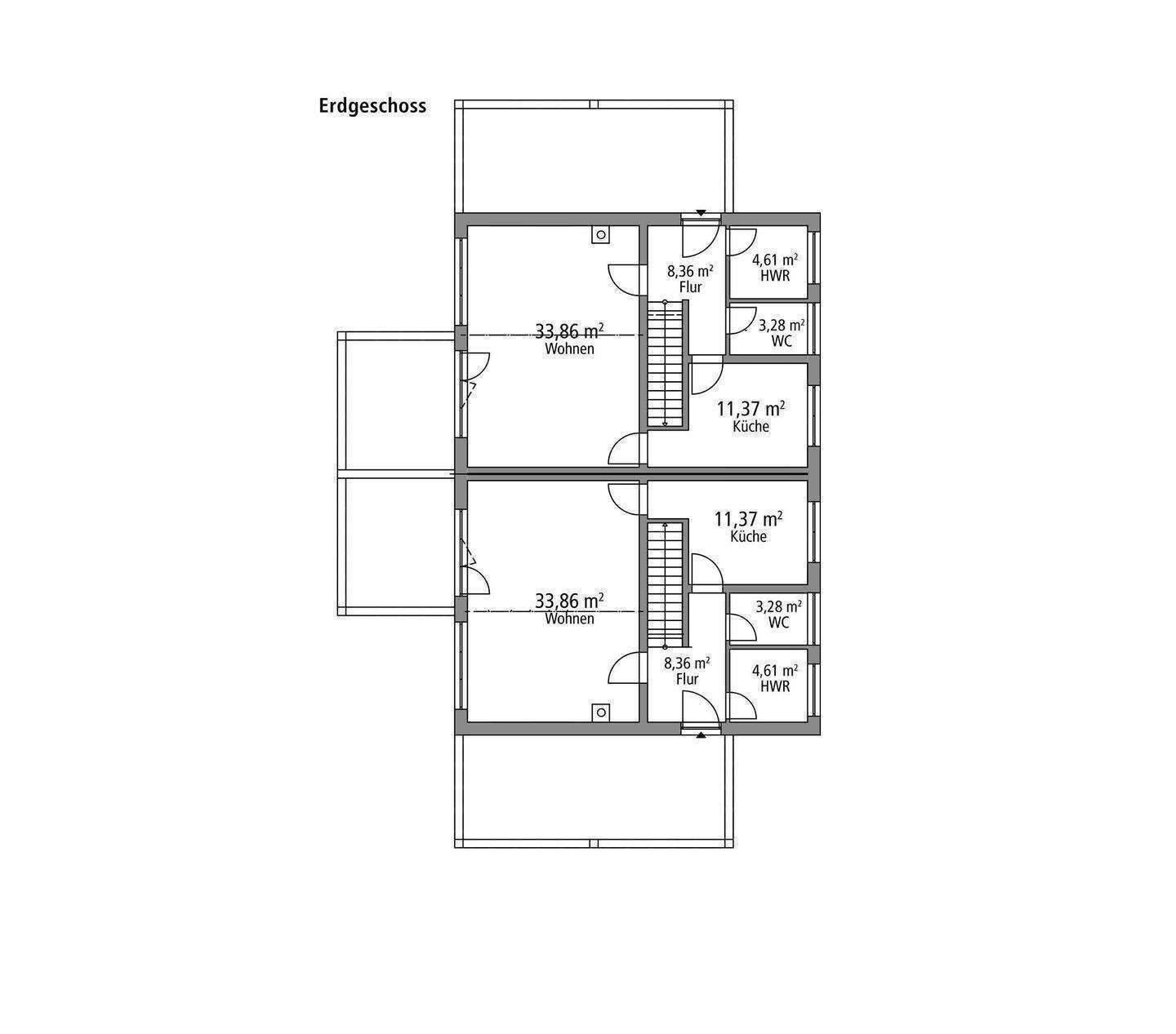 Neubau einer hochwertigen Doppelhaushälfte in angenehmer und ruhiger Lage von Erlangen – Erlangen – Vorschaubild 2