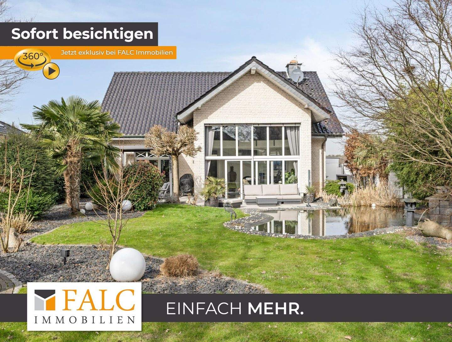Großzügiges Einfamilienhaus mit Galerie, privater Gartenanlage und Garage in ruhiger Lage – Voerde (Niederrhein) – Bild 1 von 9