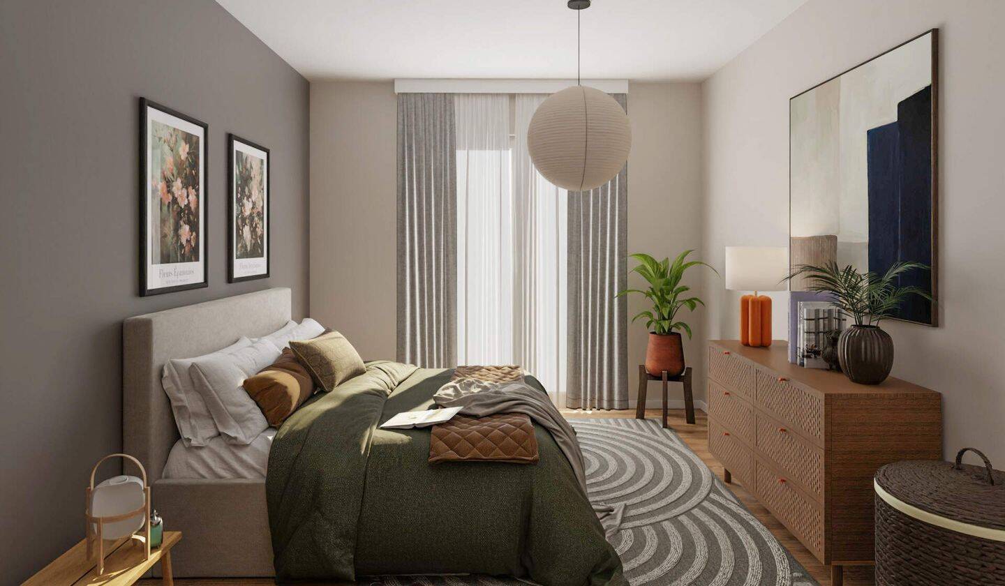 2-Zimmer-Wohnung mit Balkon in Südausrichtung – Düsseldorf – Vorschaubild 2