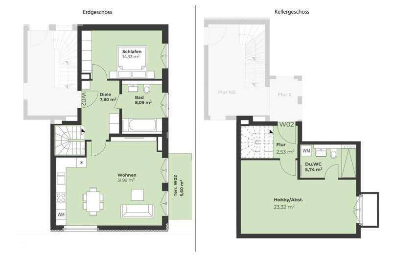 Neubau/Erstbezug in Aubing! ***Attraktive Garten-/Terrassenwohnung mit zusätzlichem Hobbyraum/Duschbad*** – München – Vorschaubild 4