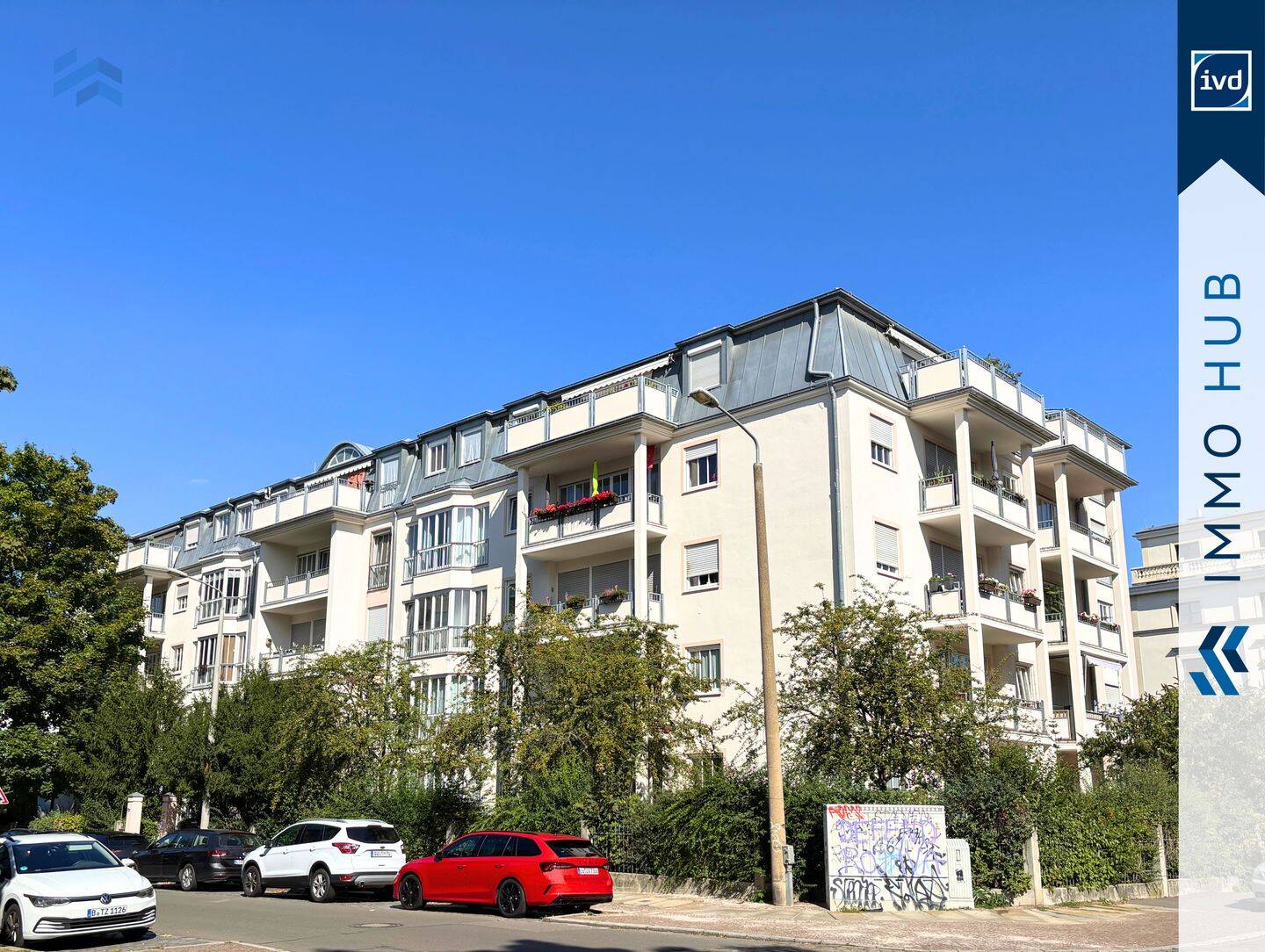 ++ Lichtdurchflutete 2-Zimmer-Wohnung mit Balkon, TG-Stellplatz & Bad en Suite ++ – Leipzig – Vorschaubild 2