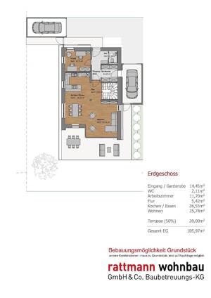 Neubau eines Traumhauses am Erlanger Burgberg - sonnig und ruhig gelegen – 91054 Erlangen – Vorschaubild 3