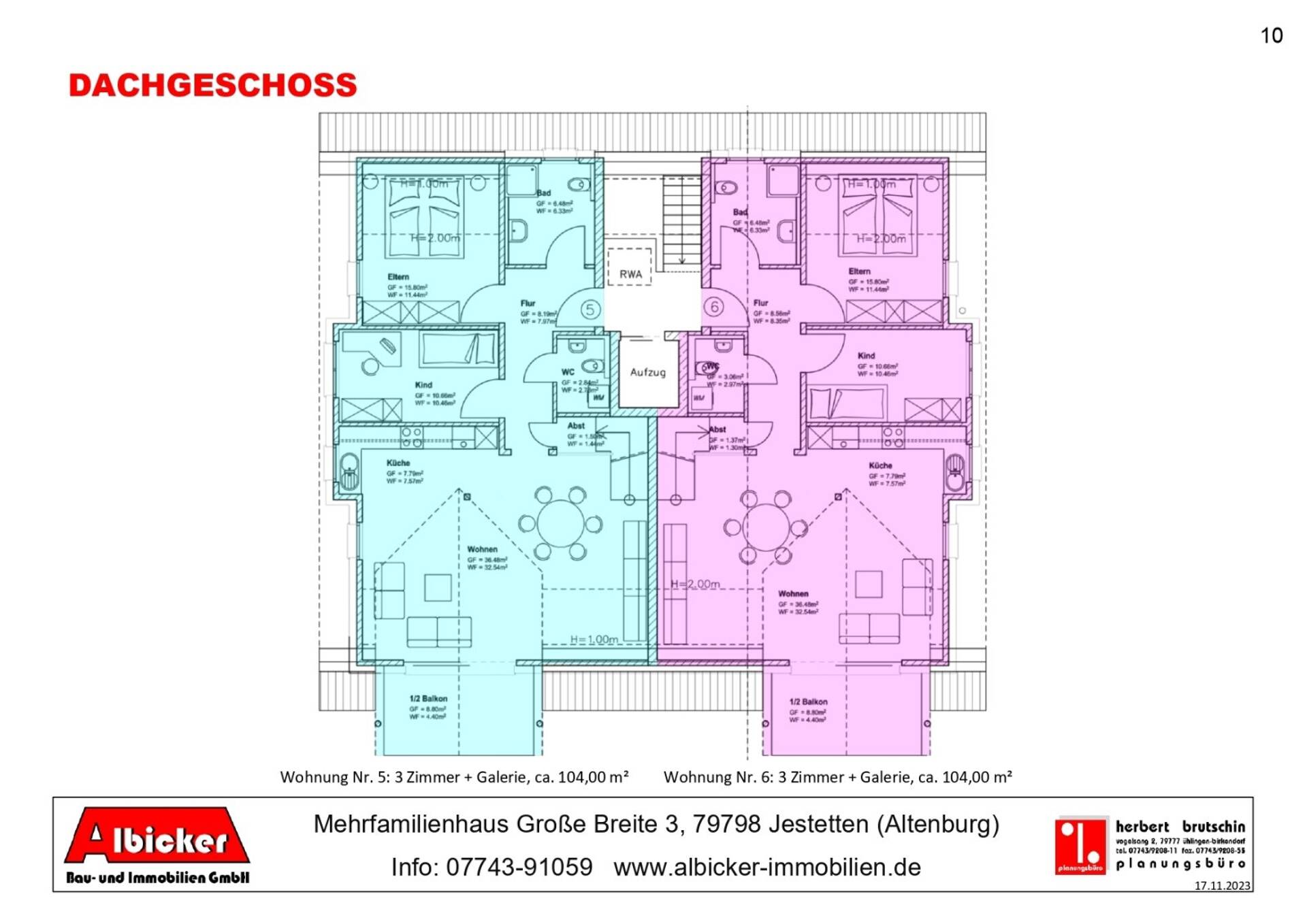 Rohdachboden in 79798 Jestetten-Altenburg mit 104 m² kaufen