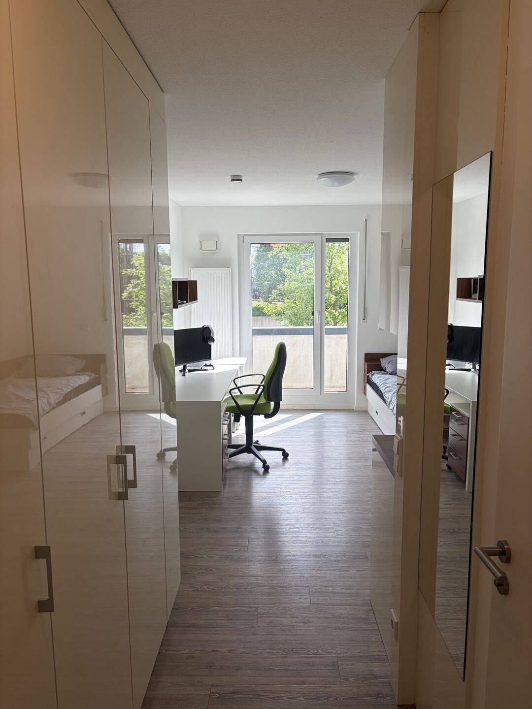 Helles Studentenapartment in Augsburg Zentral