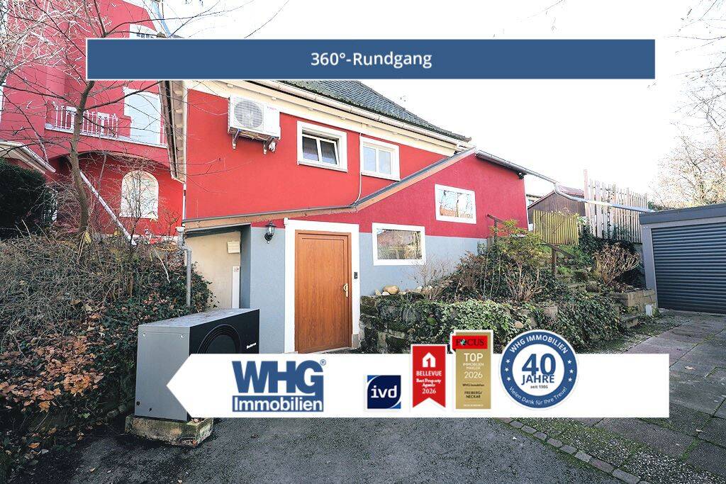 Charmantes kleines Haus mit Wintergarten, Garten und Garage – Bietigheim-Bissingen – Bild 1 von 9