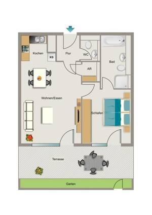Bezugsfertige Neubauwohnung mit barrierearmer und gehobener Ausstattung – 44789 Bochum – Vorschaubild 2
