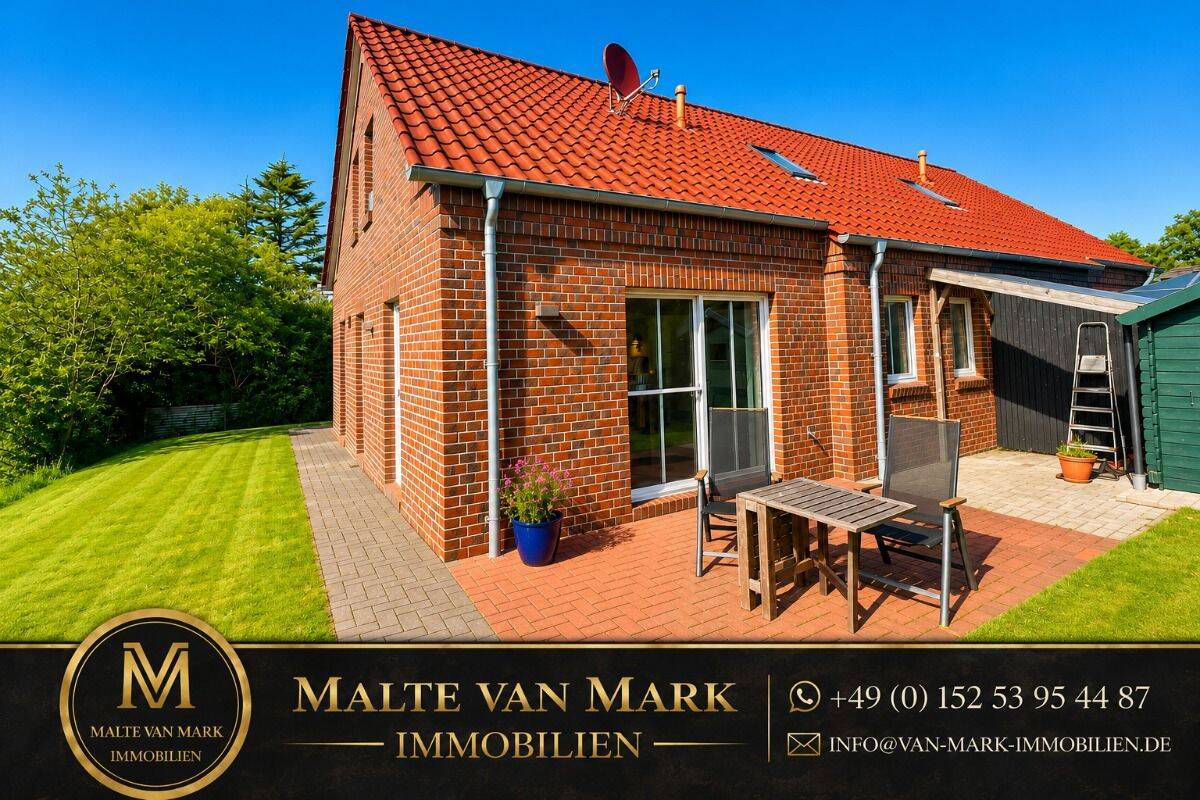 Moderne Doppelhaushälfte in Feldrandlage - neuwertig, energieeffizient und sofort zum Wohlfühlen – Eversmeer – Bild 1 von 9