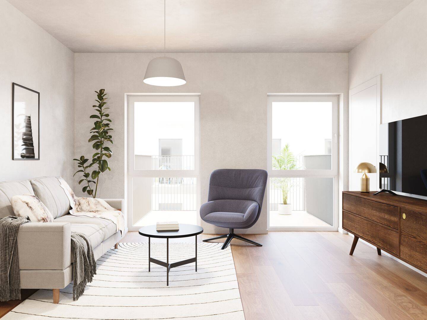Schöne 3 Zimmer Neubauwohnung in Wolfsburg zu vermieten - ERSTBEZUG – Wolfsburg – Vorschaubild 2