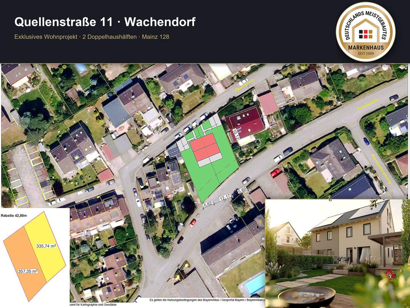 Wachendorf: Neubau-DHH | Komplettpreis inkl. Grundstück & Baunebenkosten – Cadolzburg – Bild 1 von 8