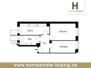 Vermietete Wohnung plus Dachrohling & Provisionsfrei – 4177 Leipzig – Vorschaubild 2