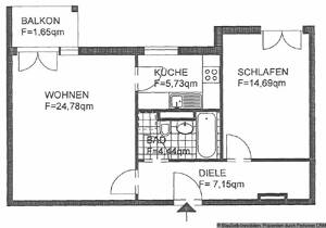 Helle 2-Raum-Wohnung mit Balkon, Bad mt Wanne – 4178 Leipzig – Vorschaubild 6