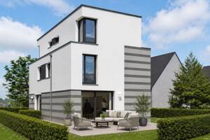 Neubau Doppelhaus mit 2 Wohneinheiten in gesuchter Lage - auf Wunsch mit Pool!